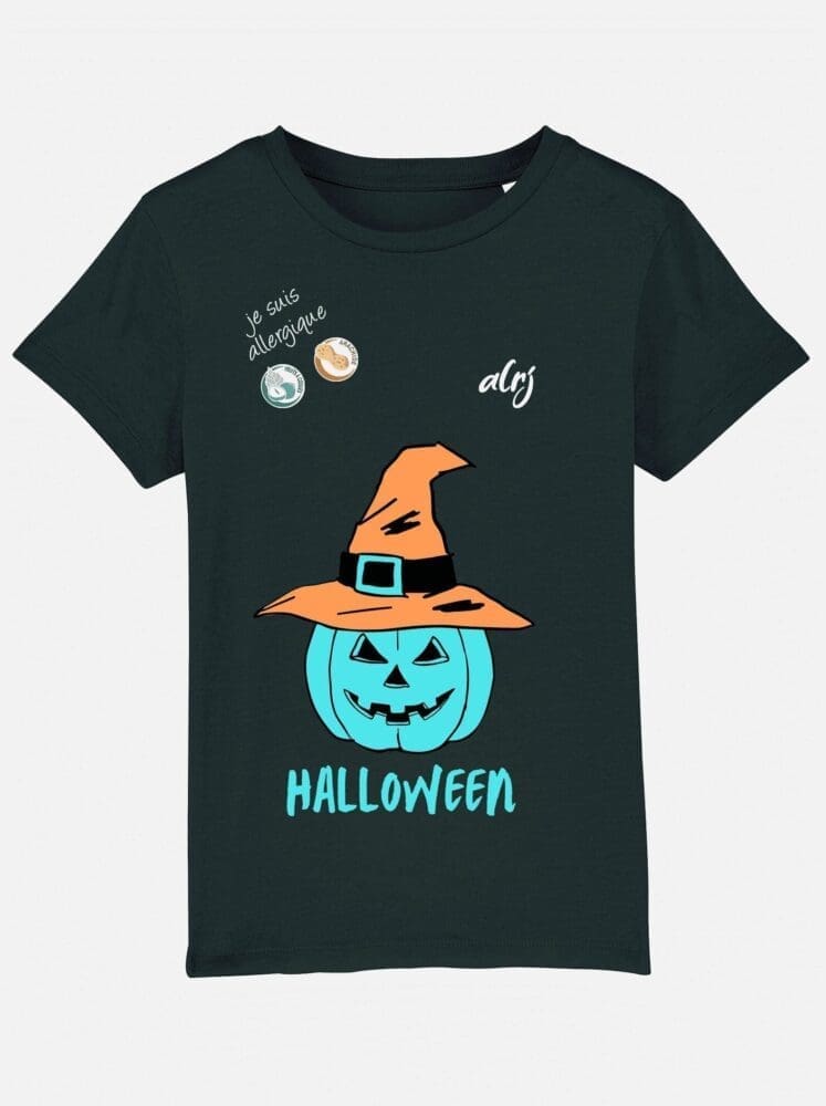 tshirt prevention allergies alimentaires halloween