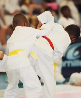 enfant allergique faisant du judo